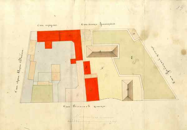 The plan of the estate. 1848